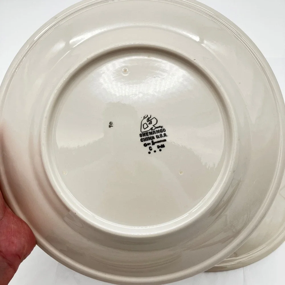 Shenango China Luncheon Plates Buckingham 9 1/8